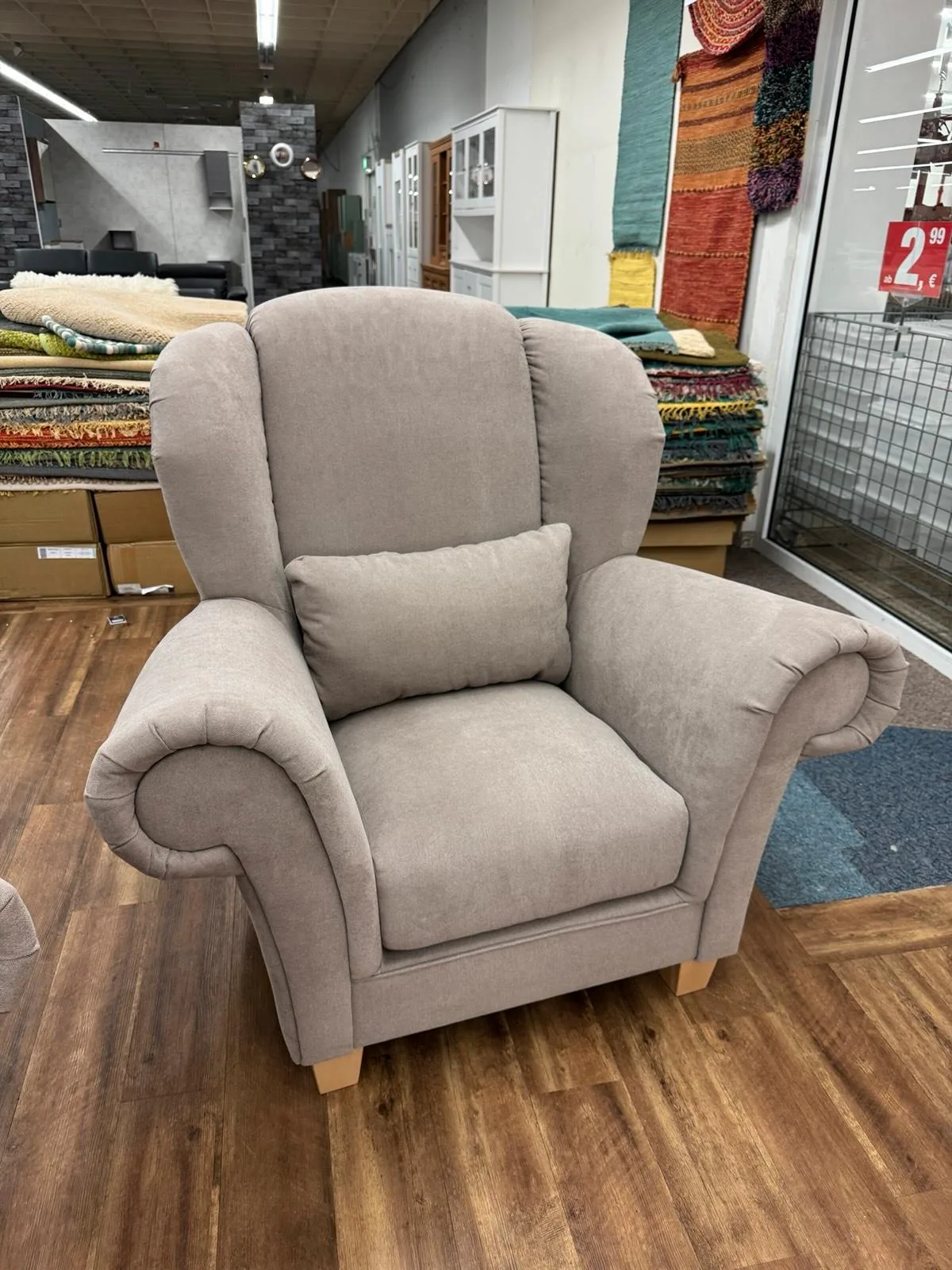 Eleganter Designersessel - Extra Breit - Bild 2