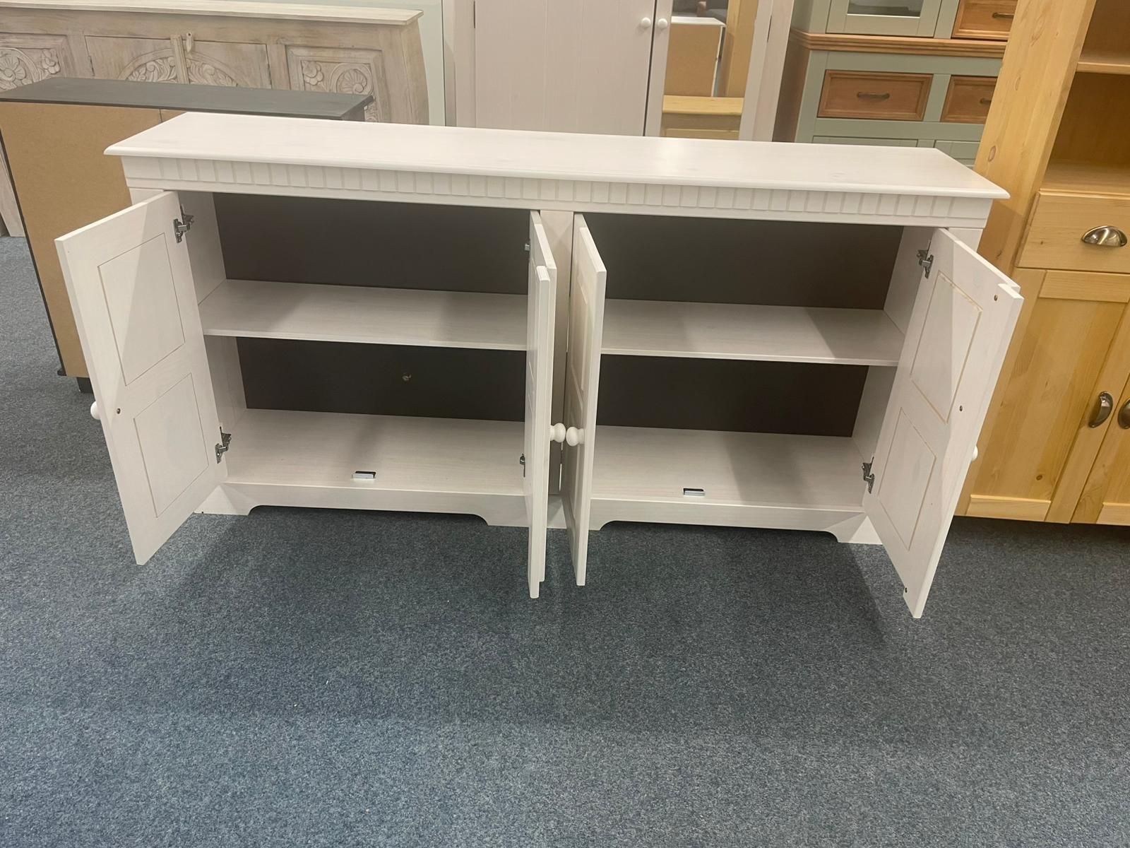 Elegante Kiefer Kommode mit 4 Türen - Bild 2