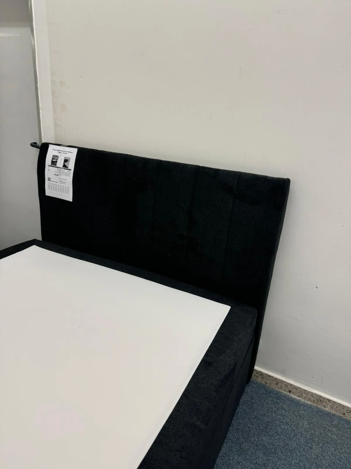 Boxspringbett 140x200 cm in Schwarz - Bild 2