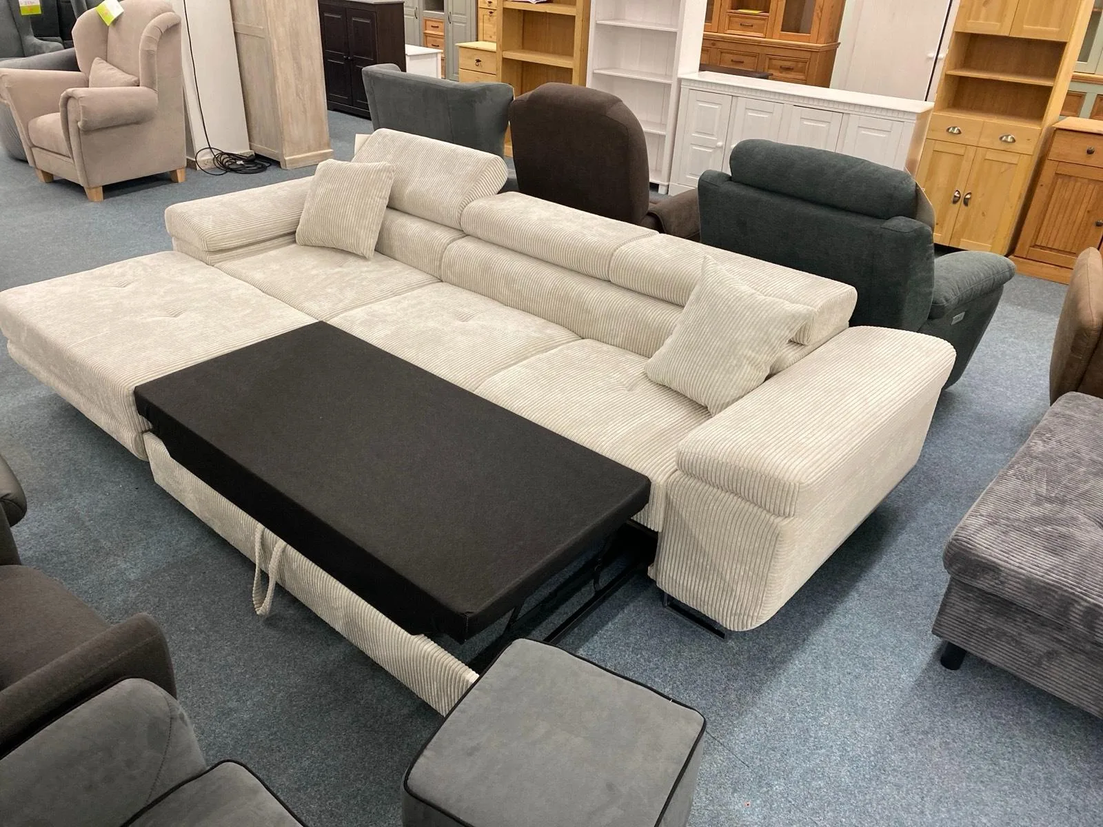 Ecksofa CORD mit Bettfunktion und Bettkasten - Bild 2