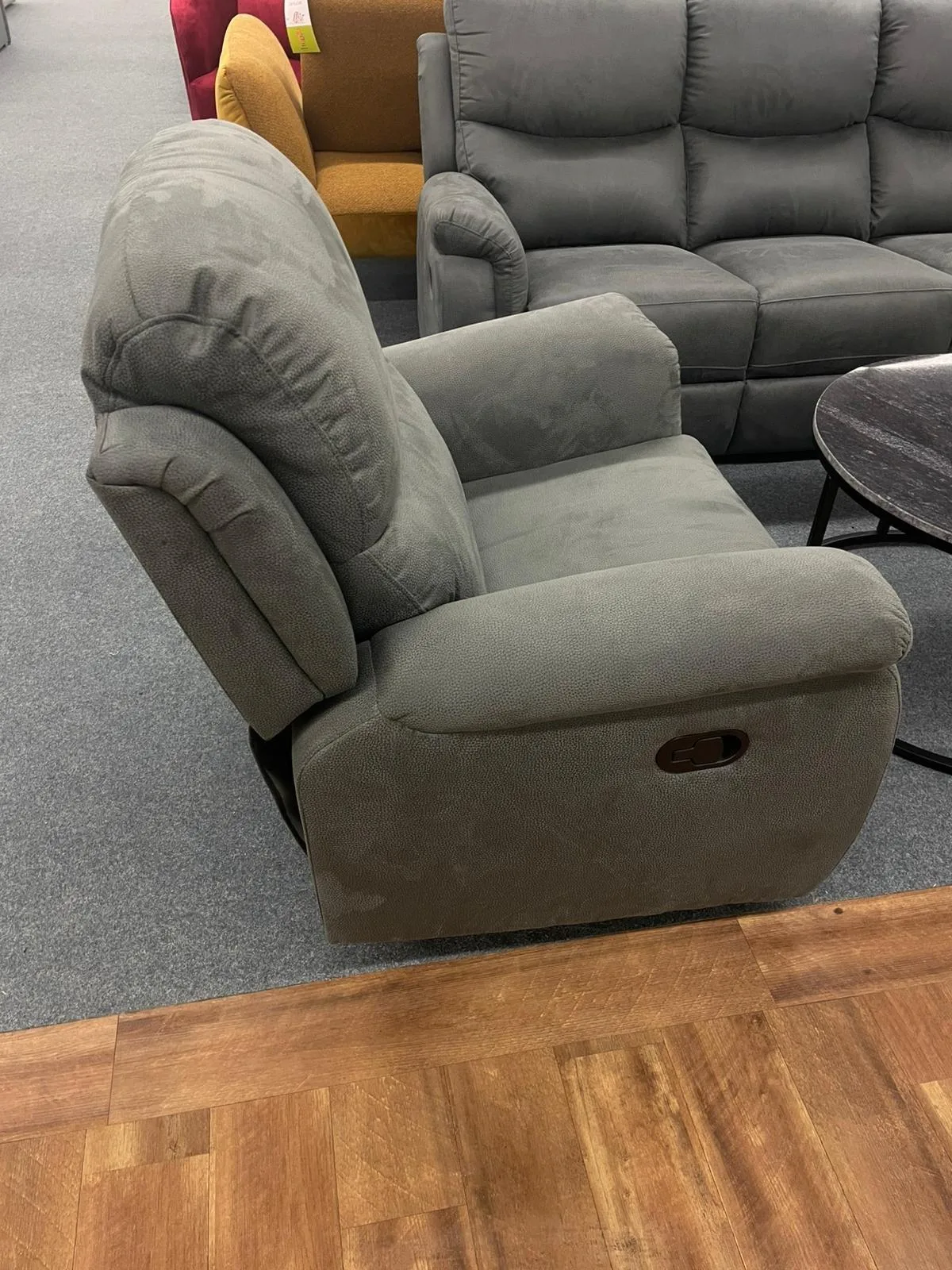 3-Sitzer Sofa Set mit Relaxfunktion - Grau - Bild 3