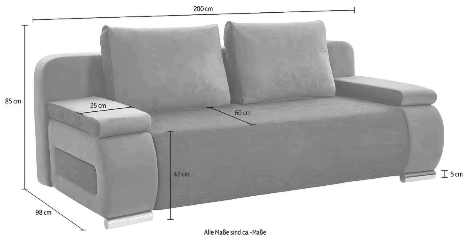 Bequemes Schlafsofa mit Bettfunktion - Bild 3