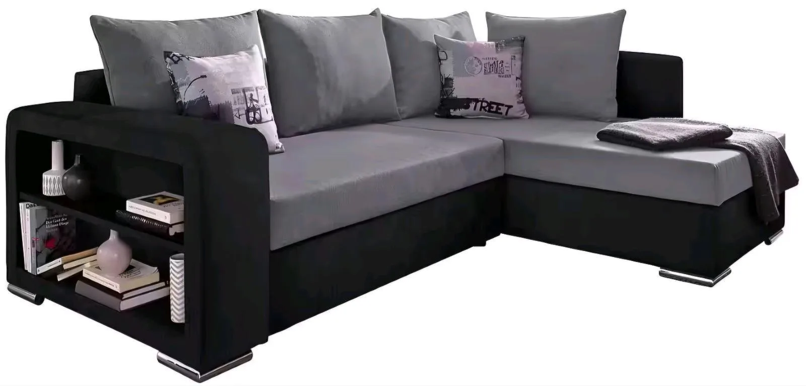 Ecksofa mit Schlaffunktion und Bettkasten - Bild 2