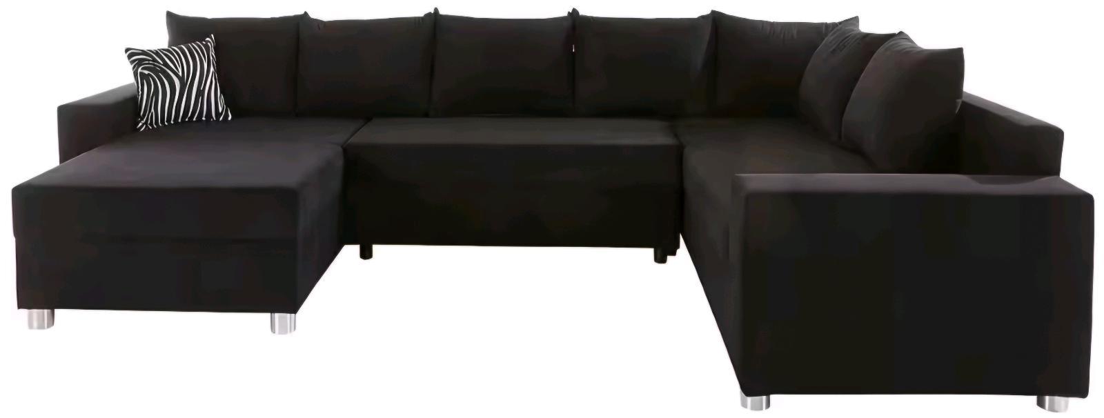 U-Form Schlafsofa mit Bettfunktion