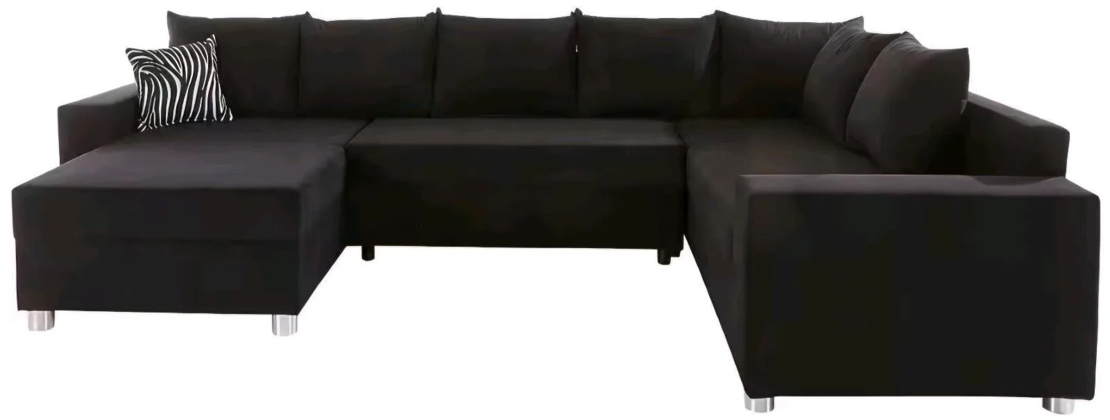 U-Form Schlafsofa mit Bettfunktion