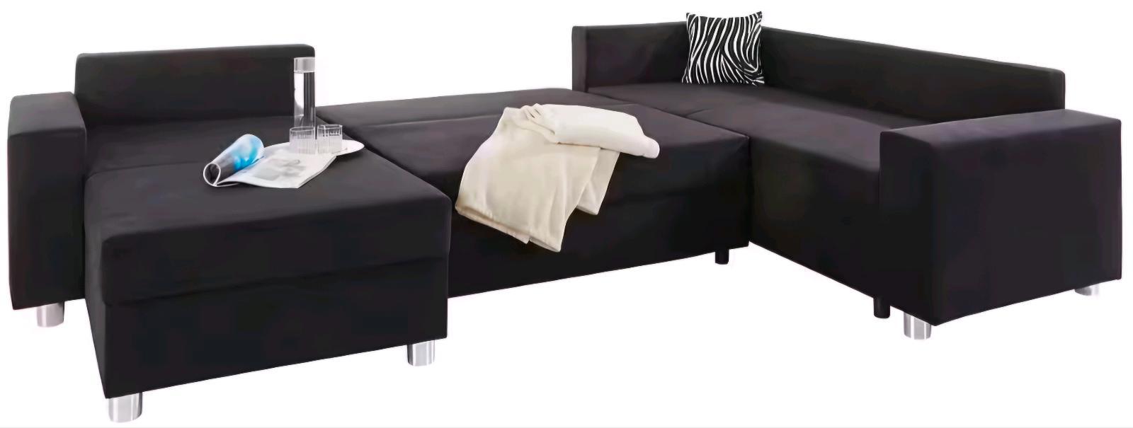 U-Form Schlafsofa mit Bettfunktion - Bild 2