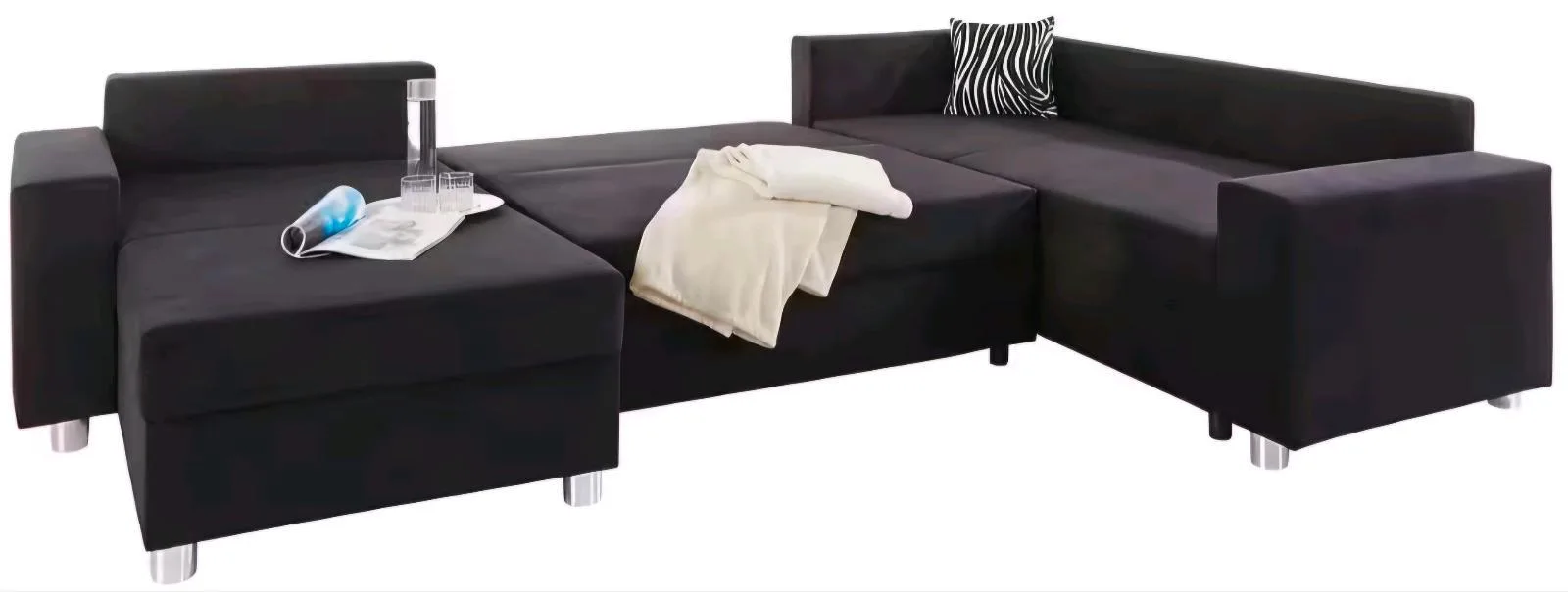 U-Form Schlafsofa mit Bettfunktion - Bild 2