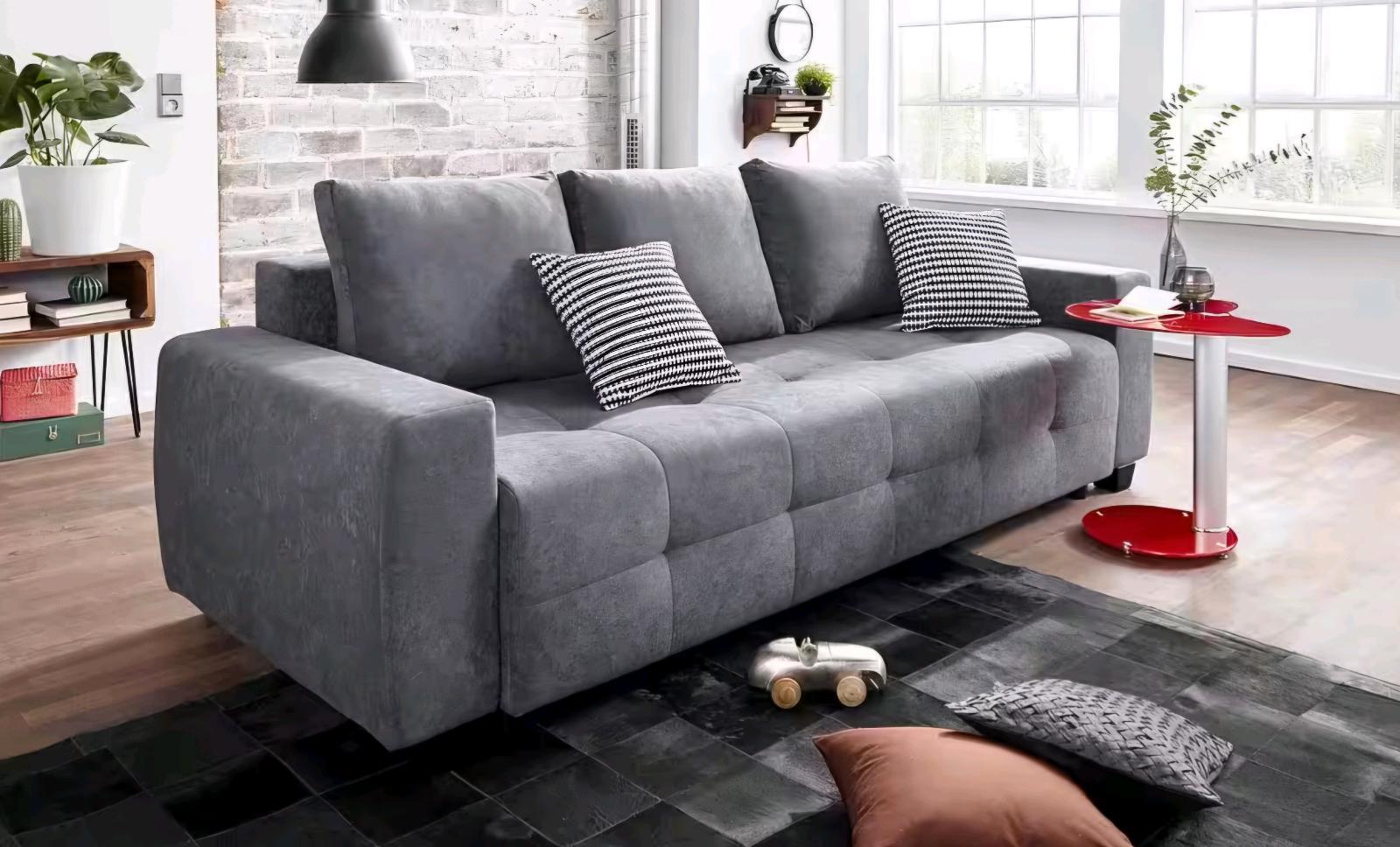 Schlafsofa mit Bettfunktion und Stauraum