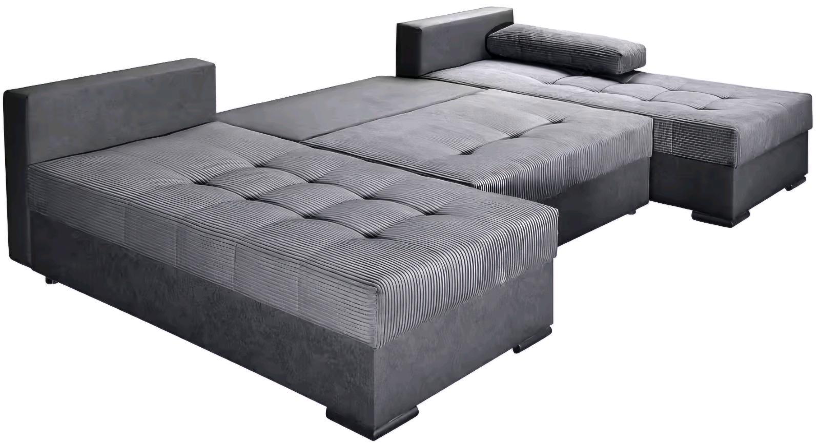 Schlafsofa U-Form mit Schlaffunktion - Bild 3