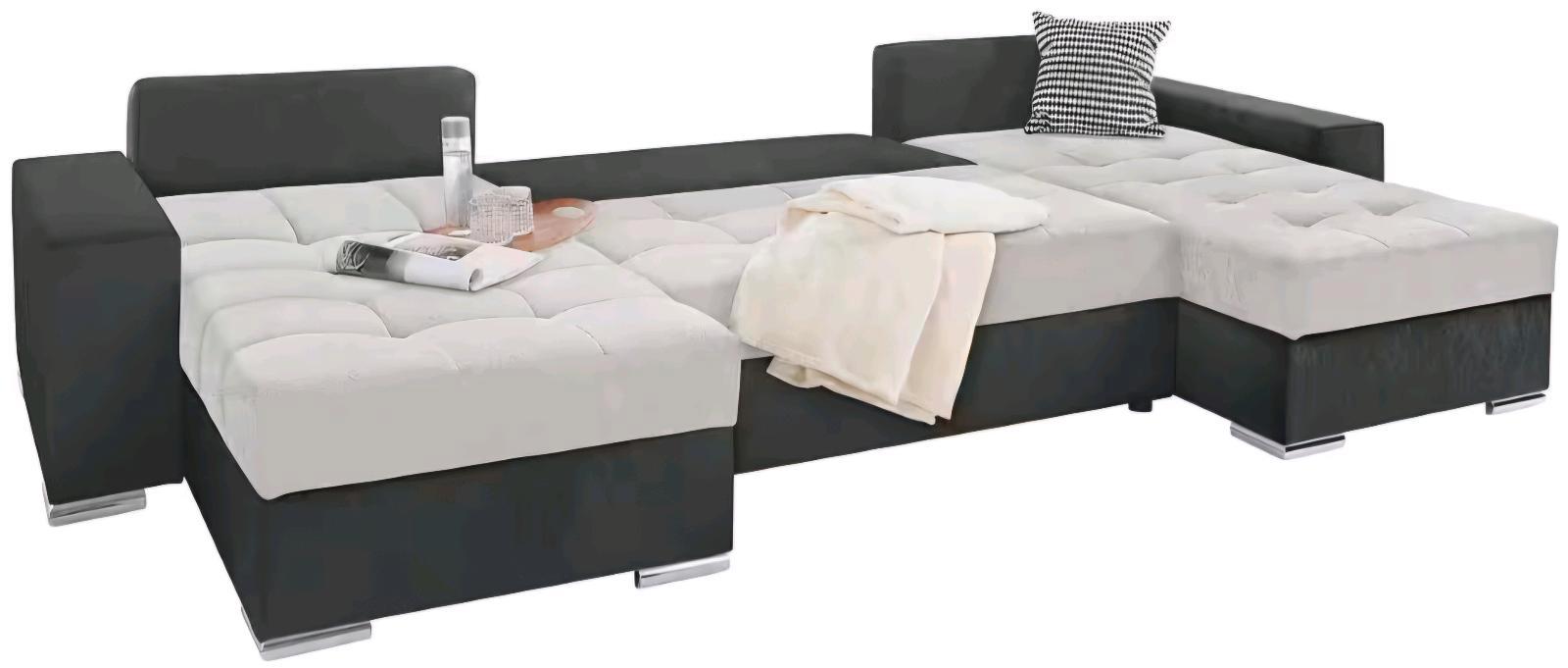 XXL-Wohnlandschaft Schlafsofa mit Stauraum - Bild 3