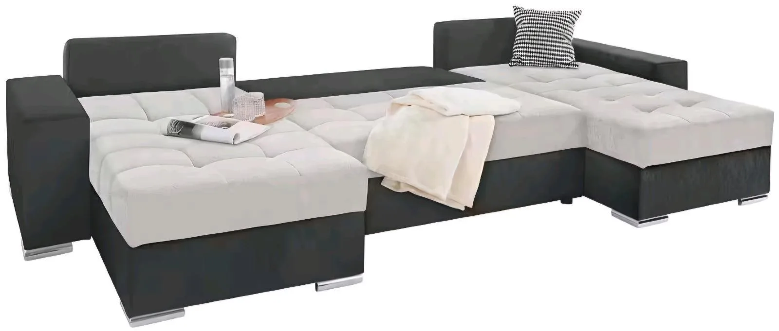 XXL-Wohnlandschaft Schlafsofa mit Stauraum - Bild 3