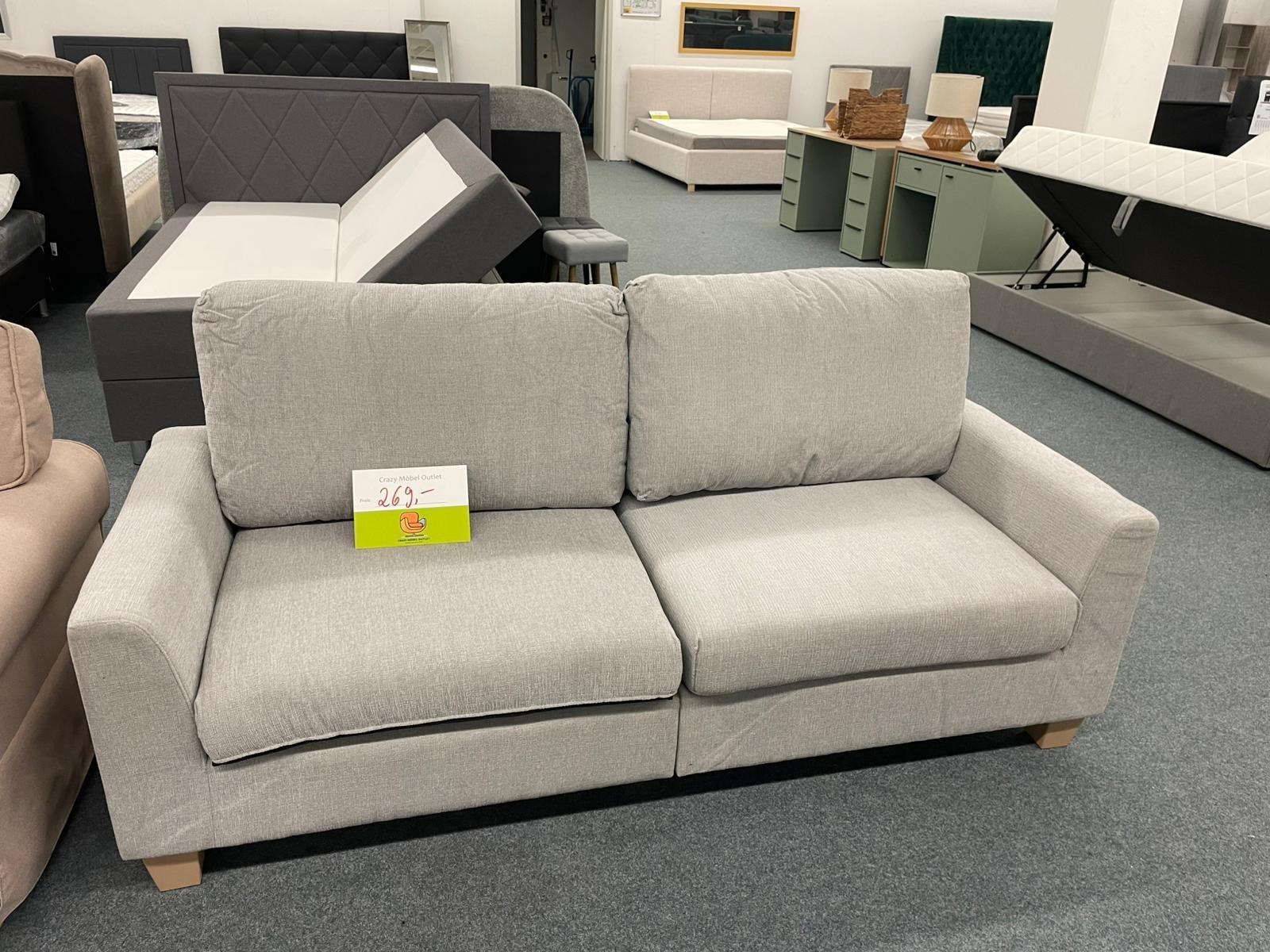 Elegantes 3-Sitzer Sofa in Grau - Bild 2