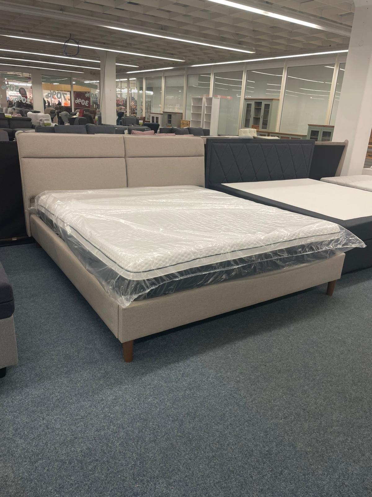 Elegantes Bett 180x200 cm - Braun - Bild 2