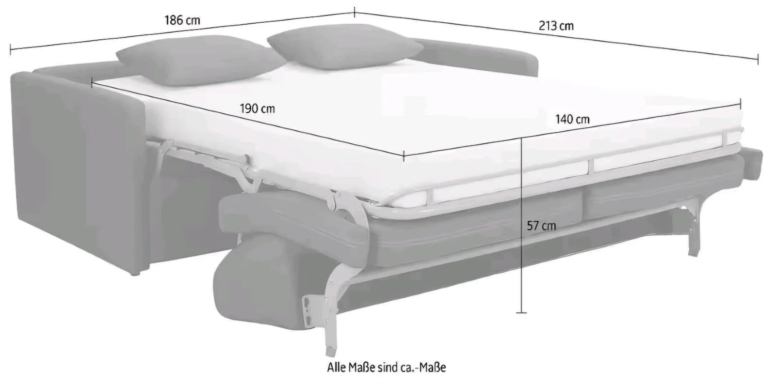 Schlafsofa mit Matratze - Nur 499€! - Bild 8