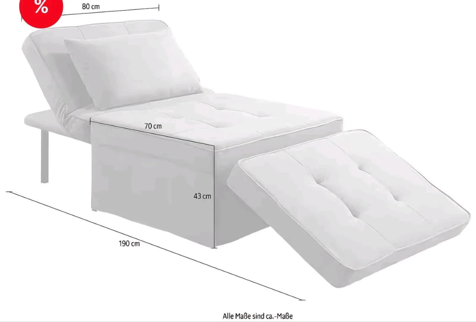 Schlafsofa Relaxsofa für nur 99€ - Bild 3
