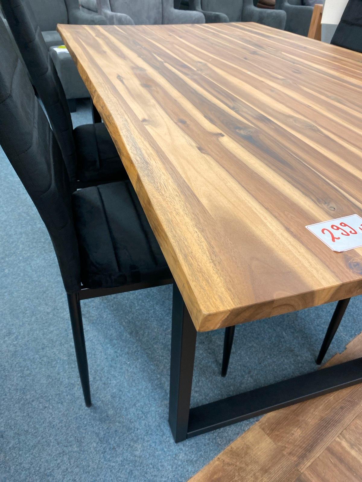 Massiver Akazie Esstisch 160x90 cm - Bild 3