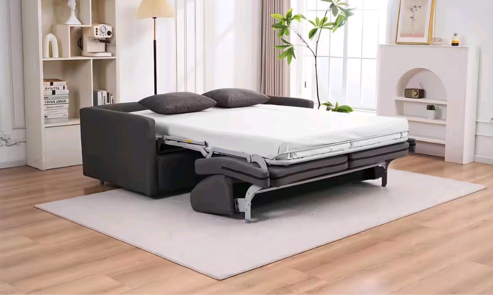 Bequemes Schlafsofa mit Zierkissen - Bild 2