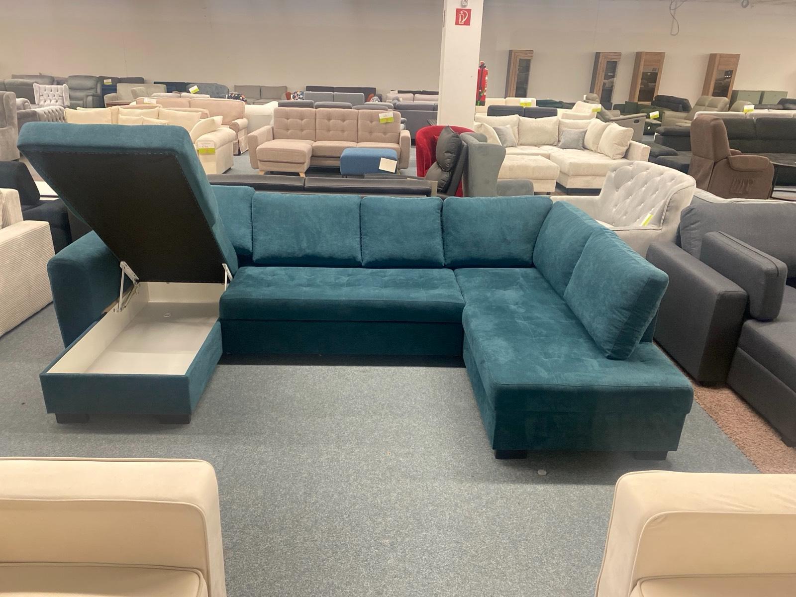 XL Wohnlandschaft mit Bettfunktion & Bettkasten - Bild 3