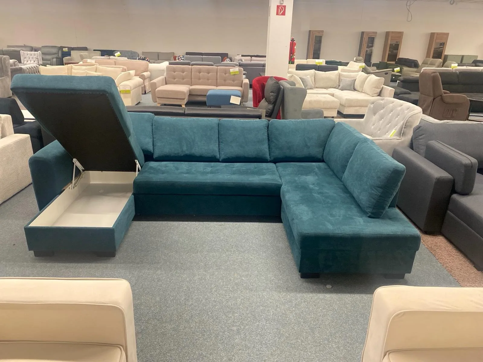 XL Wohnlandschaft mit Bettfunktion & Bettkasten - Bild 3