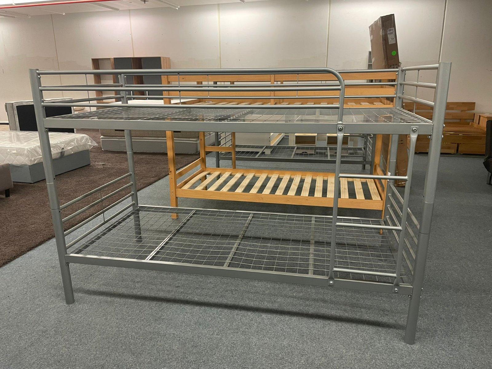 Metalletagenbett 90x200 mit Rundum Absturzschutz - Bild 2