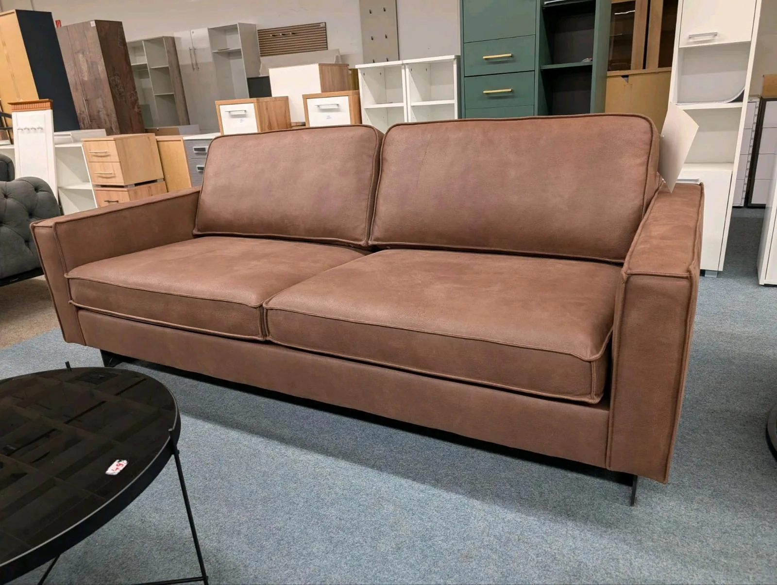 Elegantes 2,5-Sitzer Sofa in Braun - Bild 2