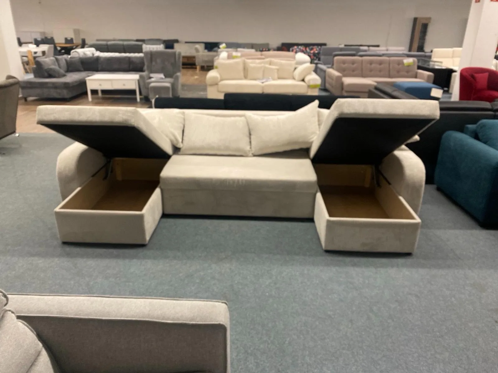 XL Wohnlandschaft mit Bettfunktion & Bettkasten - Bild 3