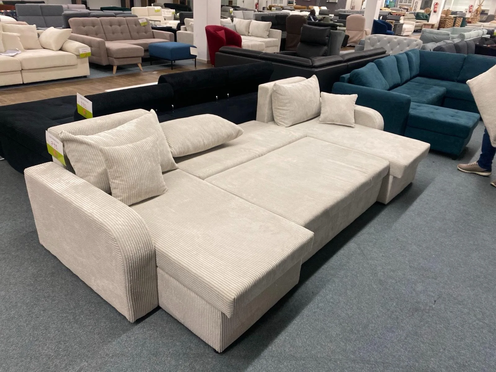 XL Wohnlandschaft mit Bettfunktion & Bettkasten - Bild 5