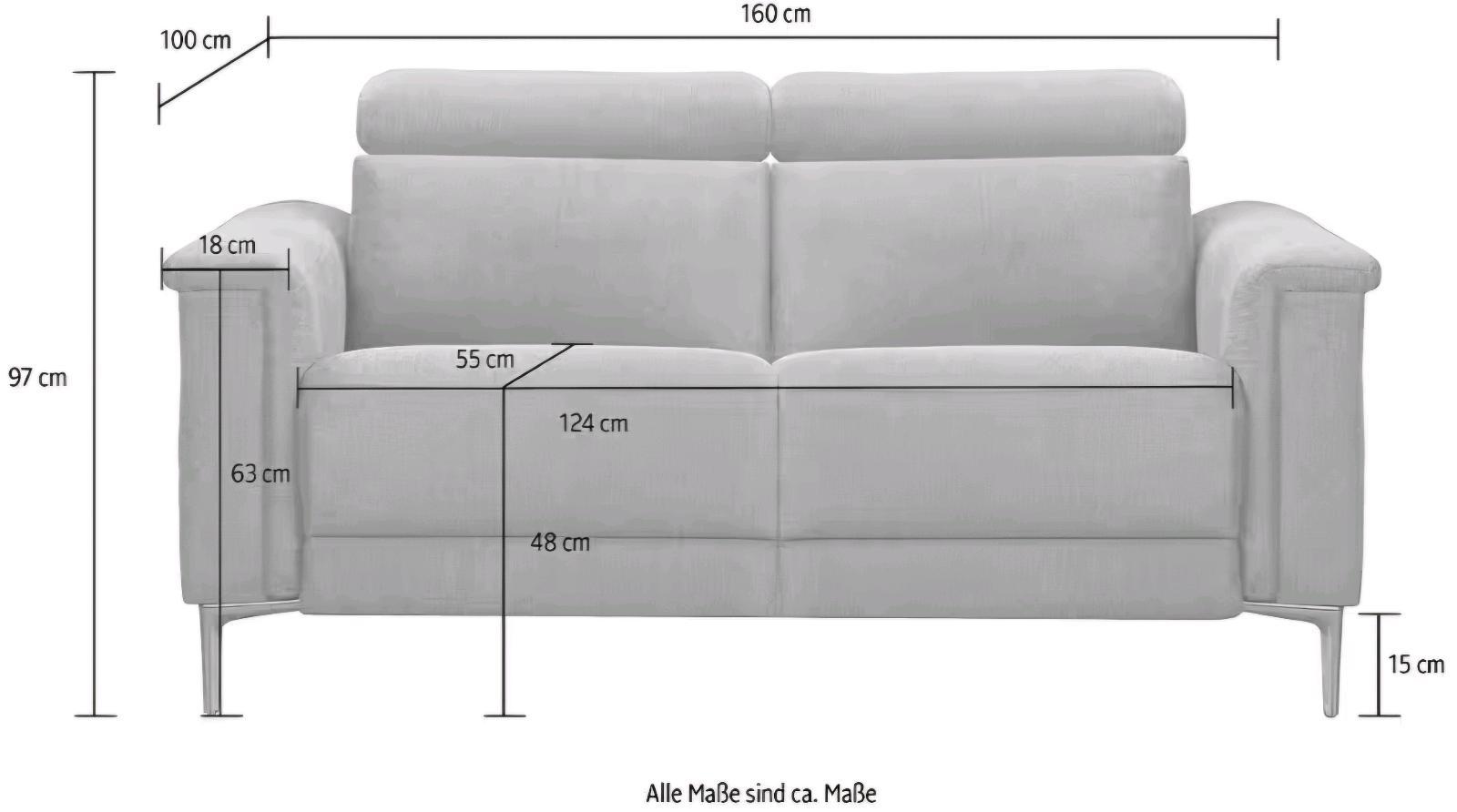 2-Sitzer Sofa mit Relaxfunktion - Bild 3
