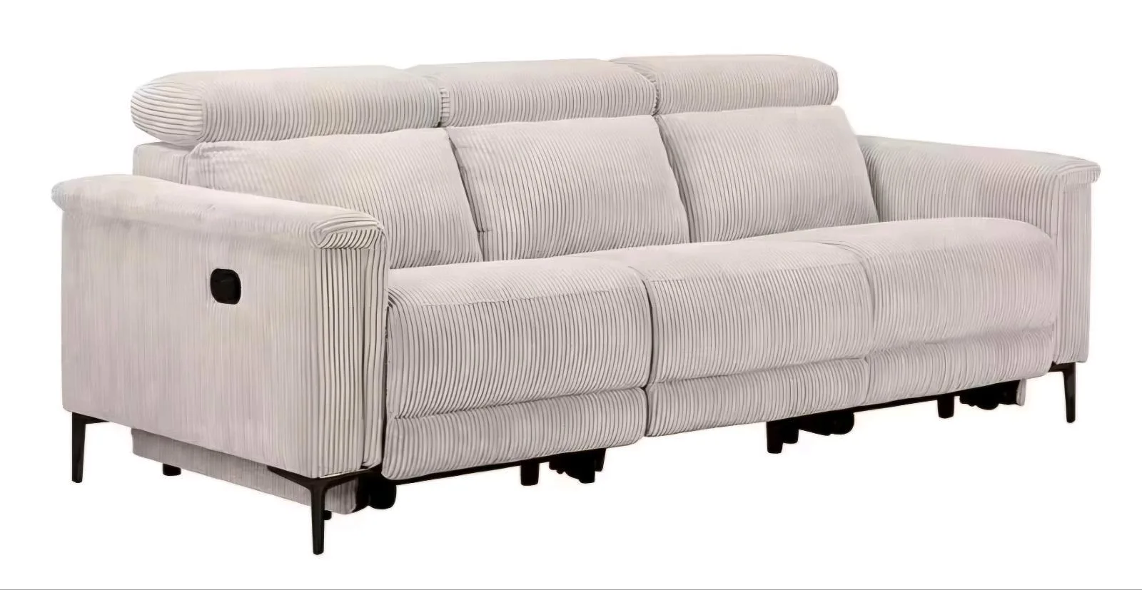 3-Sitzer Sofa mit Relaxfunktion (Creme)