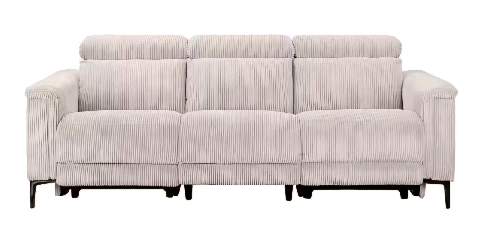 3-Sitzer Sofa mit Relaxfunktion (Creme) - Bild 2