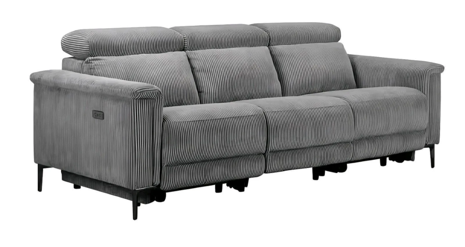 3-Sitzer Sofa mit Relaxfunktion & USB-Anschluss