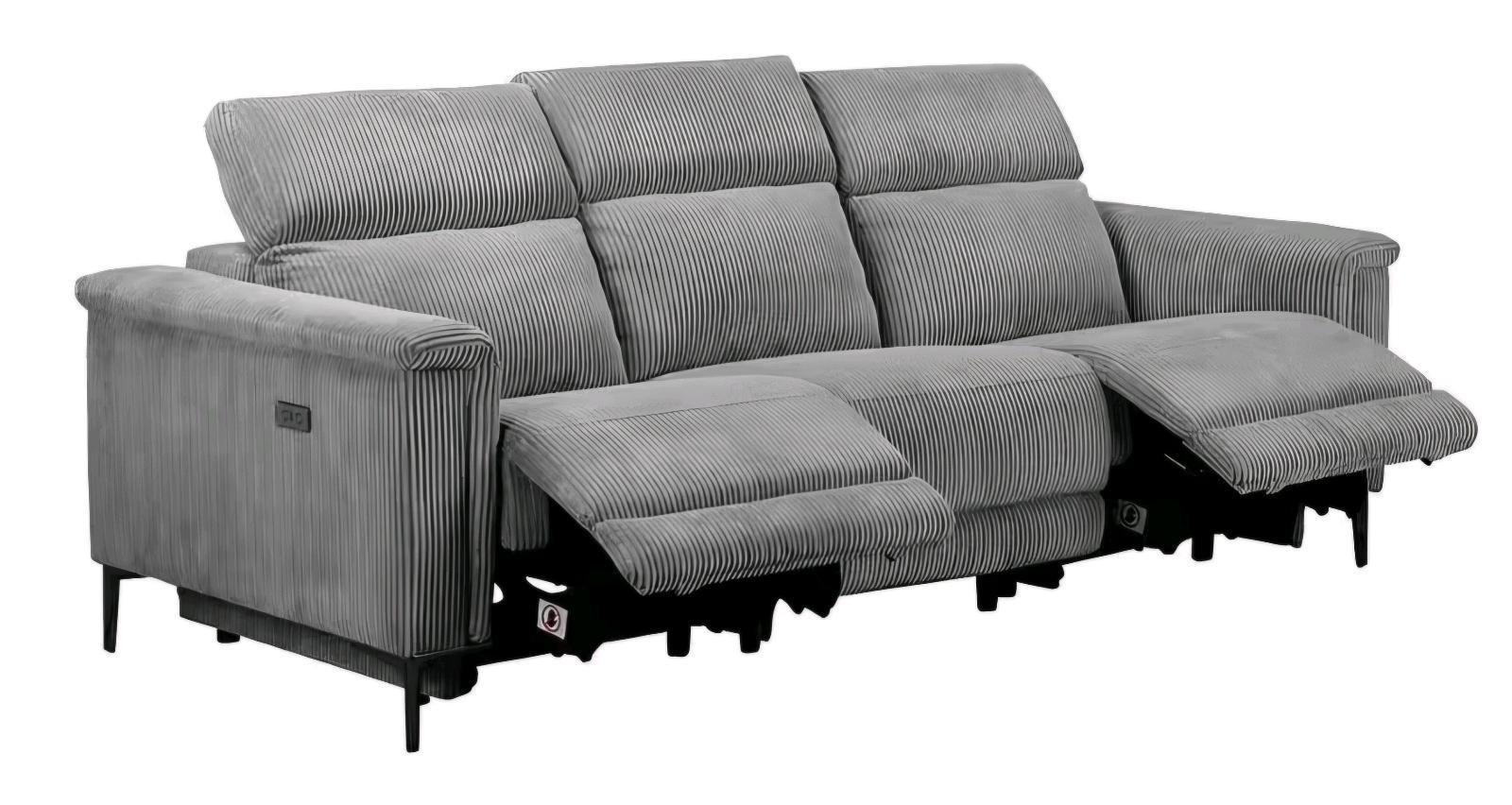 3-Sitzer Sofa mit Relaxfunktion & USB-Anschluss - Bild 2