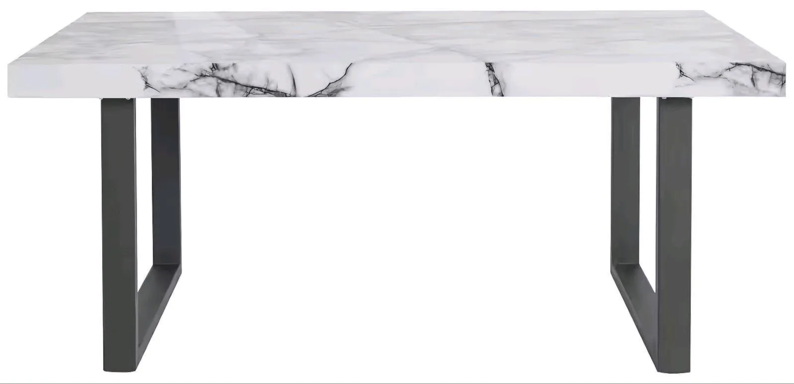 Eleganter Esstisch in Marmor-Optik