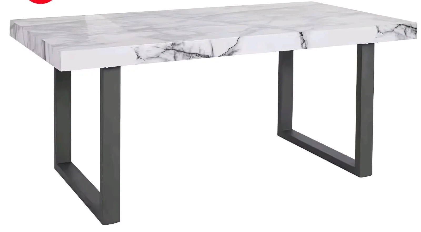 Eleganter Esstisch in Marmor-Optik - Bild 2