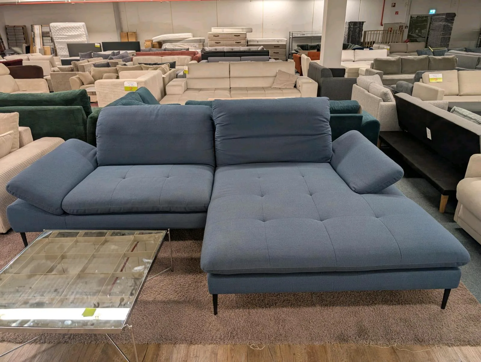 Ecksofa L-Form mit elektrischer Funktion