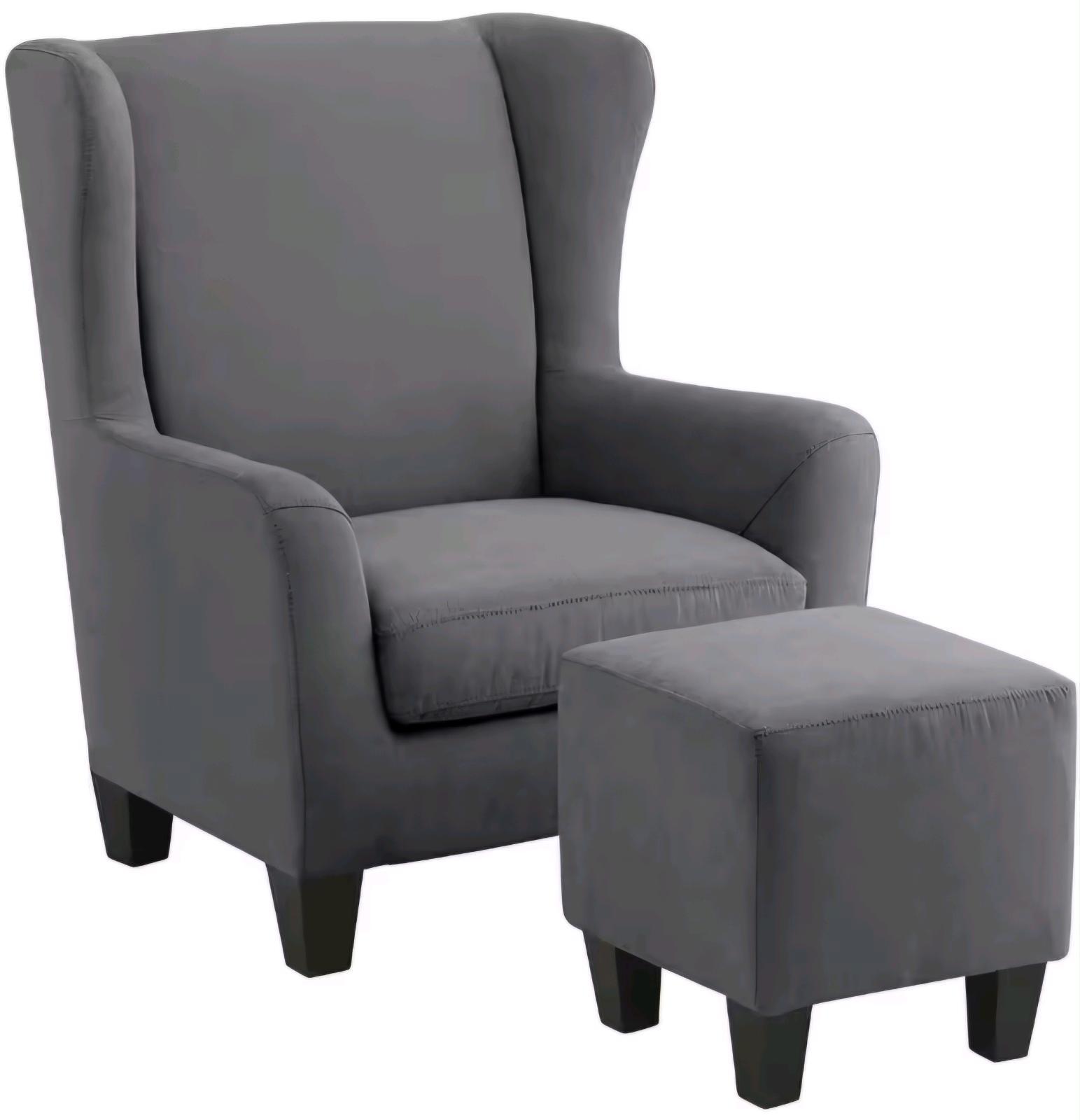 Ohrensessel Chilly mit Hocker - Bild 2