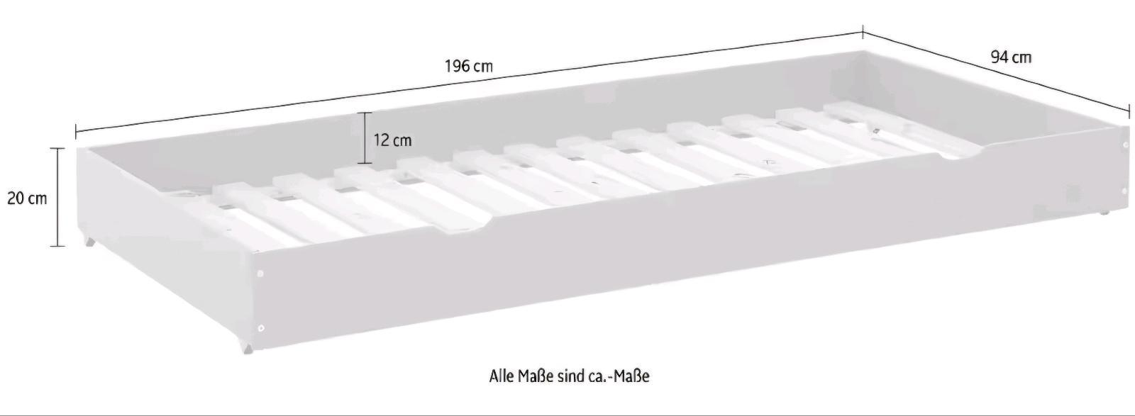 Schubkasten für Etagenbett Alpi - Bild 3