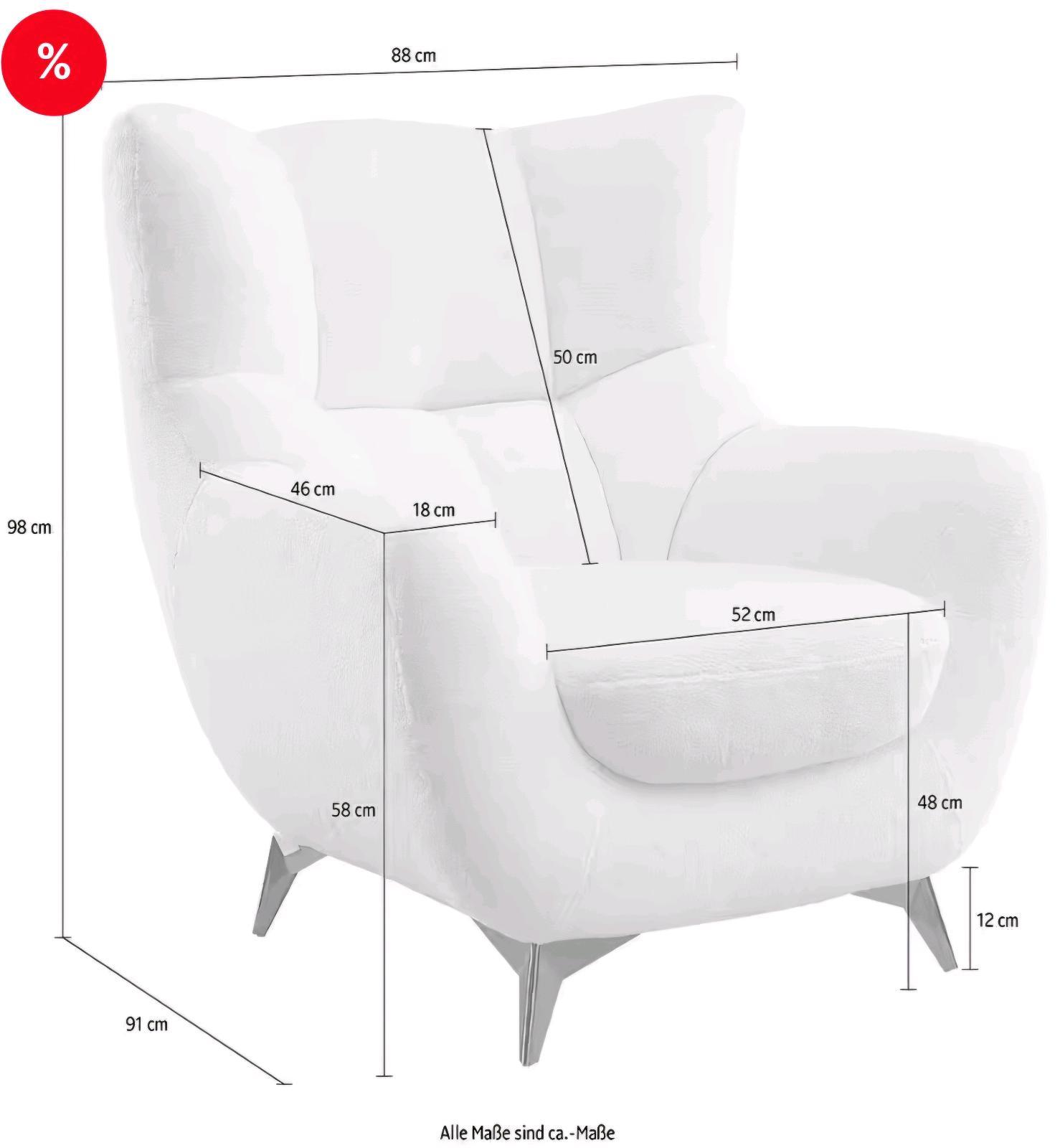 Trendiger Teddy-Stoff Relax-Sessel - Bild 3