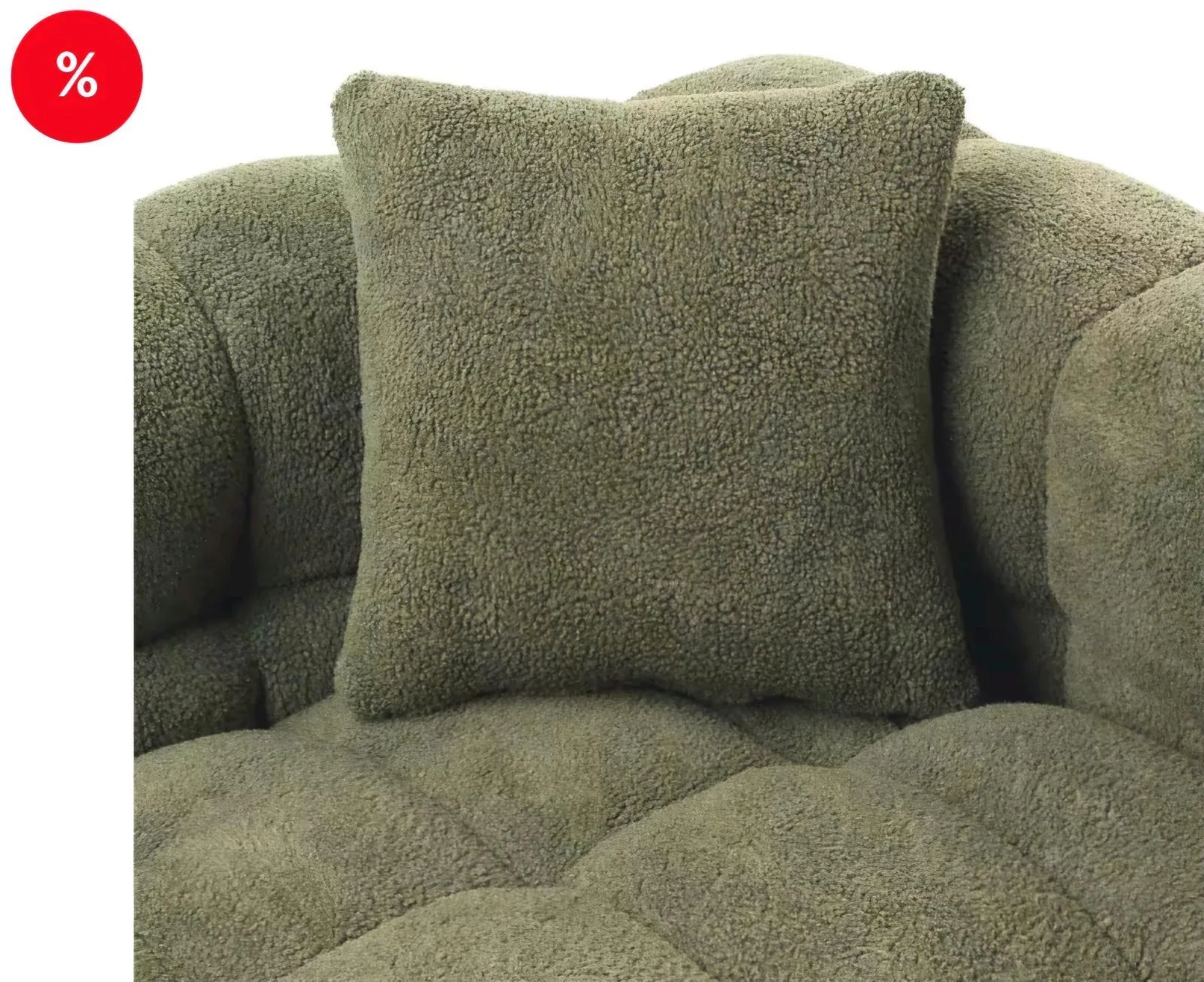 3-Sitzer Sofa Teddystoff für nur 299€ - Bild 3