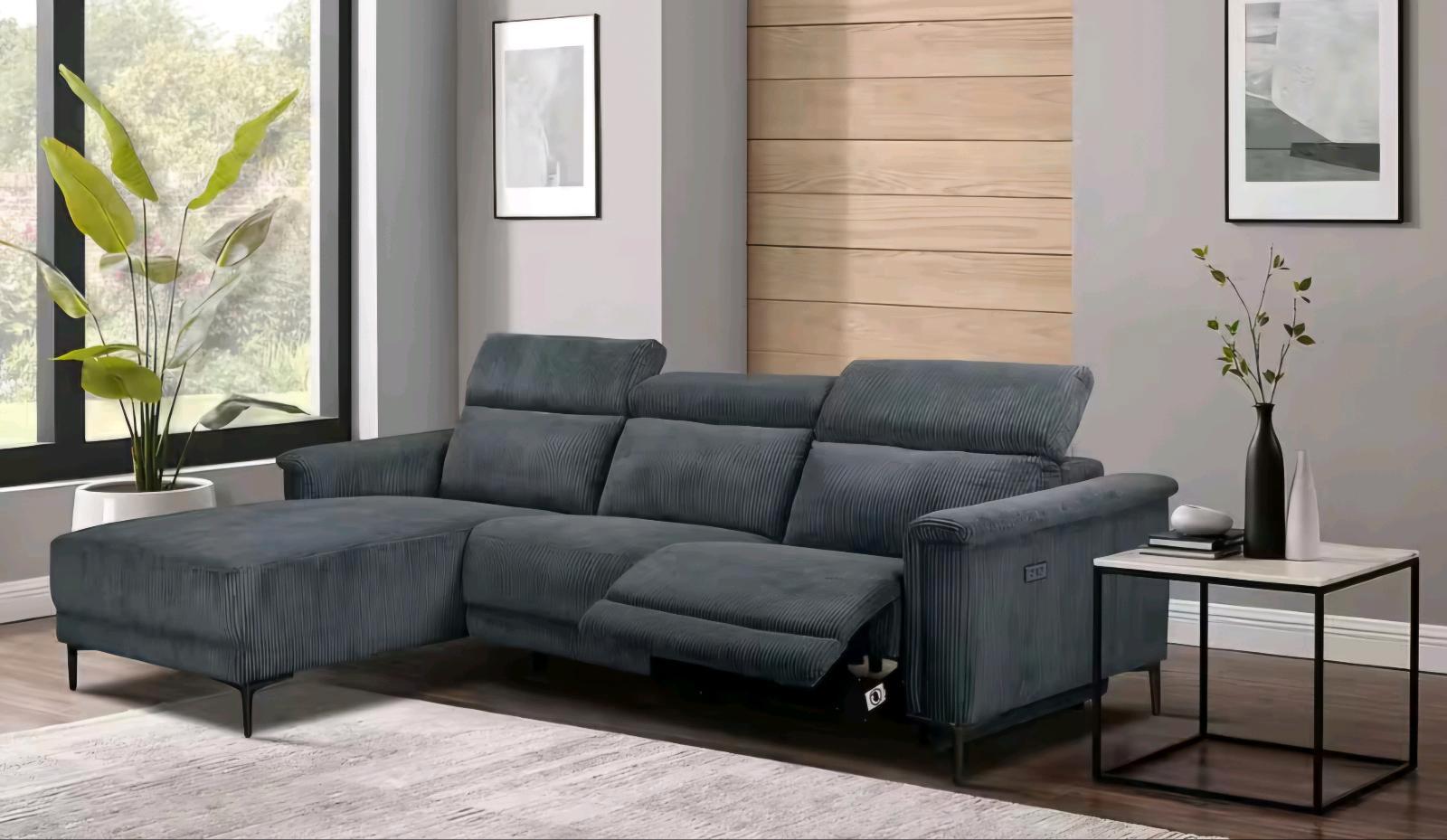 Ecksofa L-Form mit Relaxfunktion