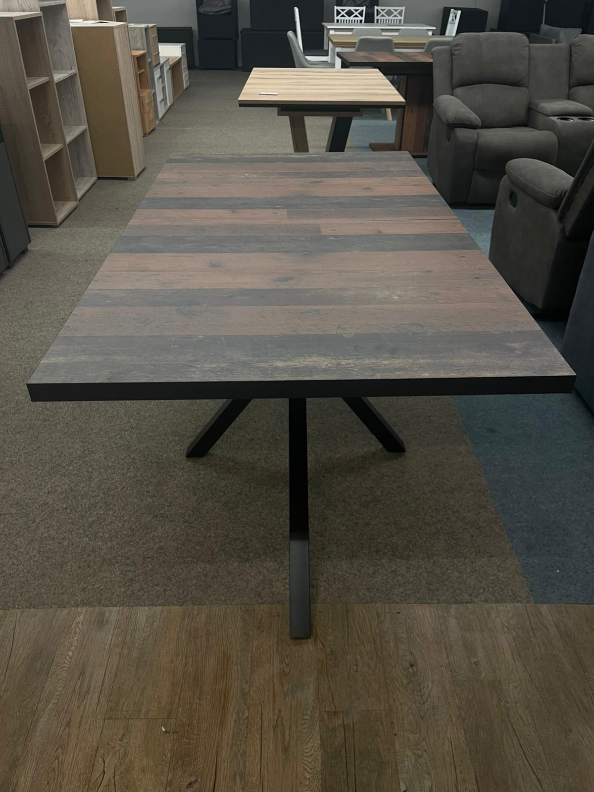 Ausziehbarer Esstisch Oldwood/Schwarz - 249€! - Bild 2