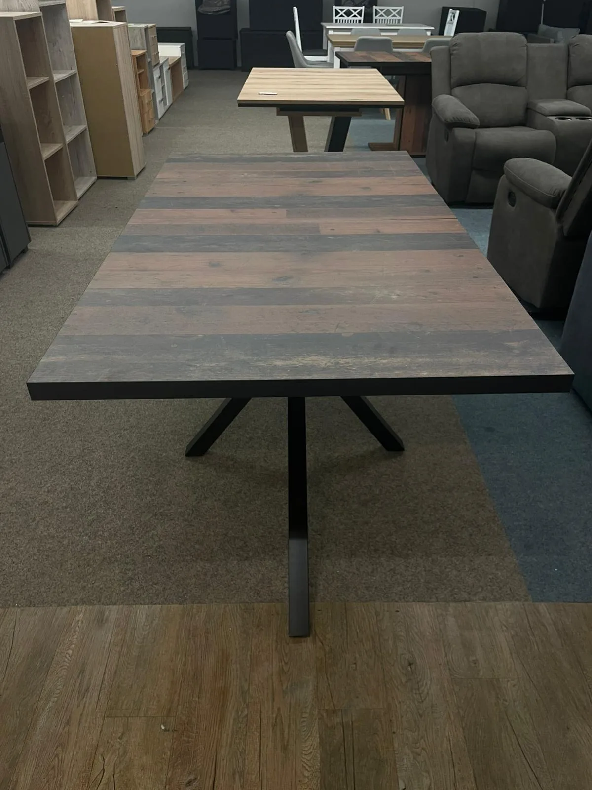 Ausziehbarer Esstisch Oldwood/Schwarz - 249€! - Bild 2