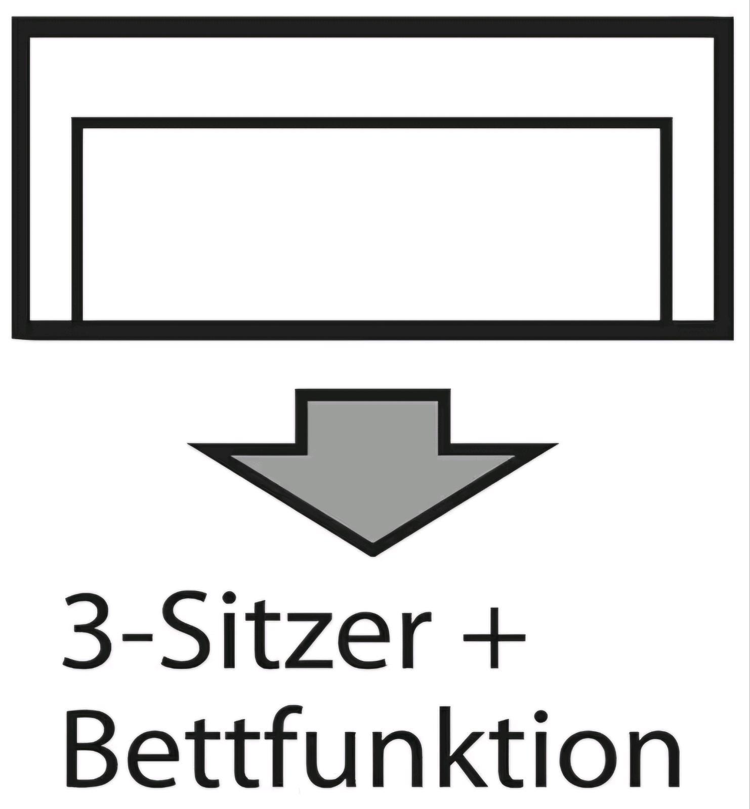 Schlafsofa mit Bettkasten - 3er-Sofa für 599€ - Bild 4