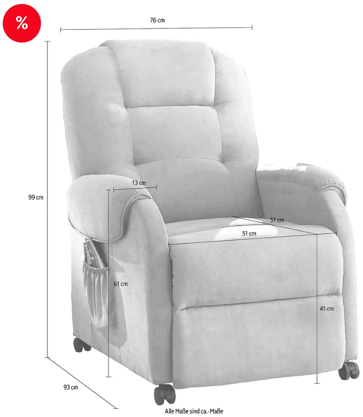 TV Relaxsessel mit Federkern - Bild 3