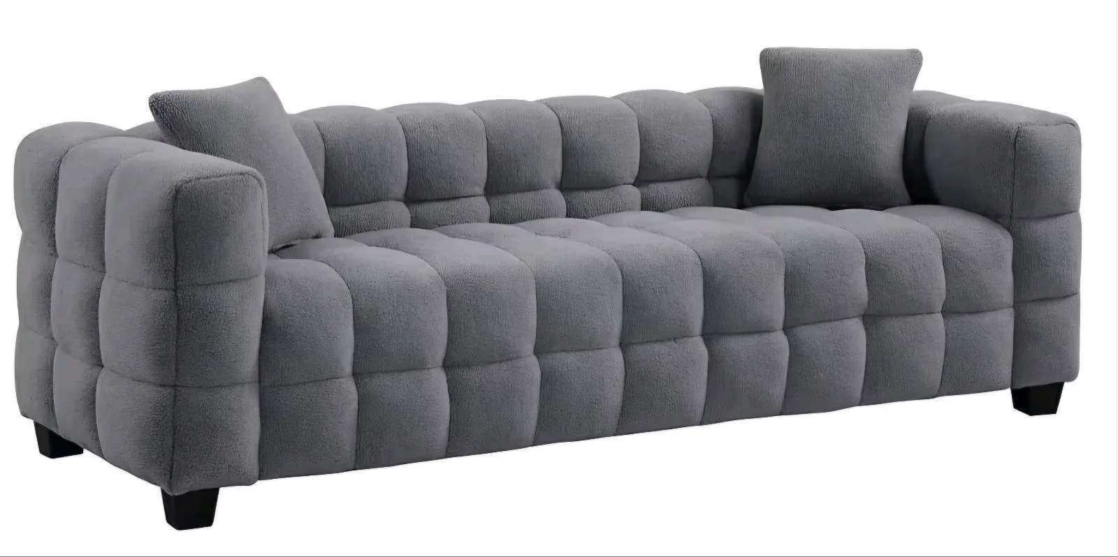 Gemütliches 3-Sitzer Sofa mit Zierkissen - Bild 2