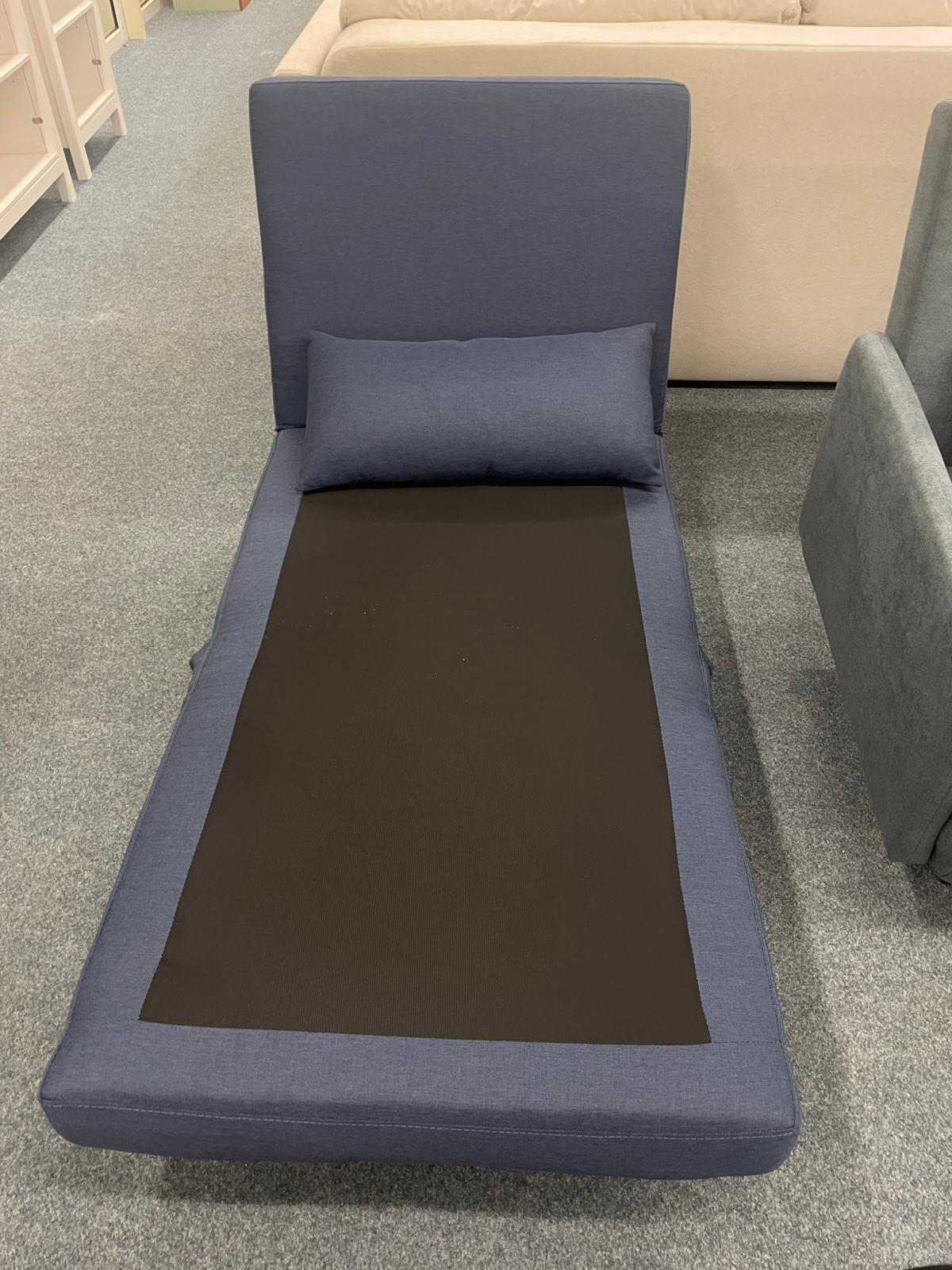 Eleganter Sessel mit Liegefunktion - Blau - Bild 2