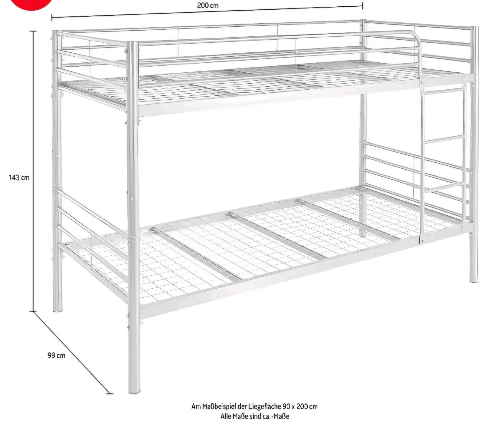 Praktisches Etagenbett mit Umbaufunktion - Bild 3