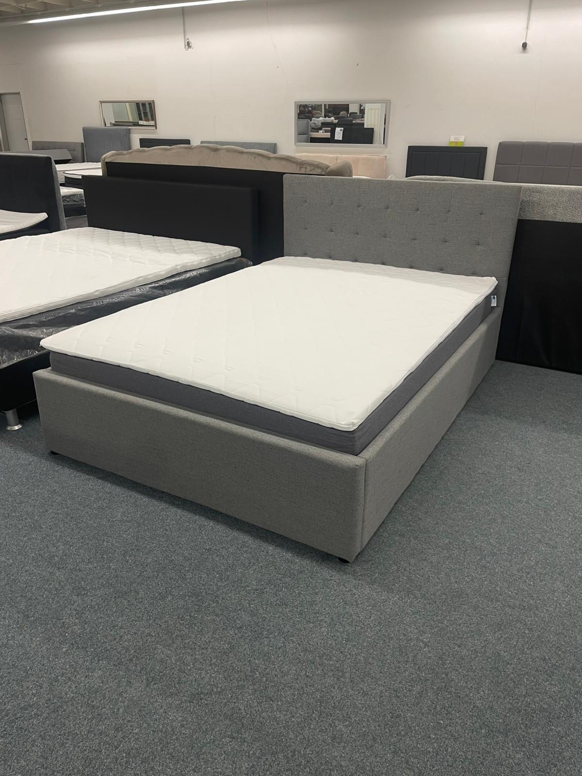 Polsterbett 140x200 cm mit Matratze & Lattenrost - Bild 2