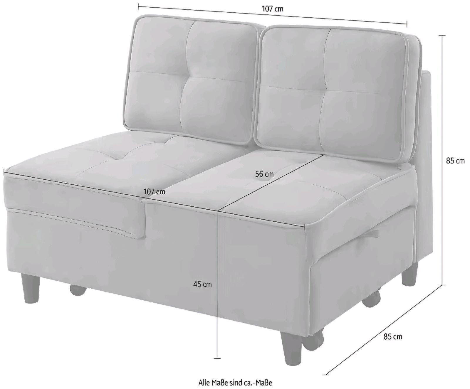 Schlafsofa mit Relaxfunktion für 199€ - Bild 6