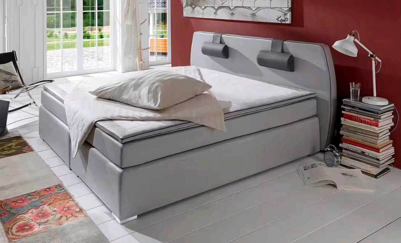 Boxspringbett 180x200 mit Kopflehne - Bild 2